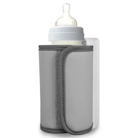 Portable Bottle Warmer On The Go Baby Milk Warmer Milk Formula Warmer For Travel With 6 Heating Levels USB Rechargeable Keep Milk Warm For 5 Hour (Option: White)