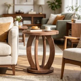 Rustic Bedside Tables for Bedroom (Option: Default Title)
